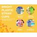 Arrow Home Products Sip A Mug  14oz  6pk - Easy to Grip Plastic Kid's Cup Where the Handle is the Straw - BPA-free with Screw-On Caps Great for Everyday Use  Made in the USA - Assorted Colors - Buy Online on GoSupps.com