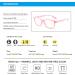 Chiwanji Kids Blue Blocking Eyeglasses - Bendable Soft Silicone Frame for Children - Black | International Shipping Available - Buy Online on GoSupps.com