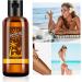 adawd Self Tanning Bronzer - Intense Moisturizer Self Tanner Self Tanner Sunless Tanner Long Lasting Natural Sunless Tan for Face and Body 35 ML - Buy Online on GoSupps.com