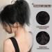 Clip on Ponytail for Woman 8 Teeth Claw Messy Bun Makeup Ponytail Extension Synthetic Fiber Stylish Clip in Claw Hair Washable Hairpiece for Photography Black - Buy Online on GoSupps.com