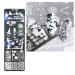 1 Set Stainless Steel Stencils with Cartoon Pattern Nail Stamping Plates Sponge Pen Image Template Stencil (su-H01)