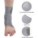 Milltrip Ankle Brace for Sprains | Grey Nylon Compression Foot Guard Bandage | International Shipping Available - Buy Online on GoSupps.com