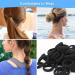Ansnbo 120PCS Black Seamless Thick Hair Ties - Elastic Ponytail Holder for Women - Buy Online on GoSupps.com