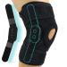 Vive Hinged Knee Brace - Relieves ACL MCL Meniscus Tear - Lightweight Comfortable Breathable Open Patella Wrap with Side Stabilizers - for Women & Men - Adjustable Strap for Tendonitis Small