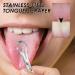 Buy Wukesify Metal Tongue Scrapers - Professional Oral Hygiene Tool Fresh Breath & Healthy Mouth - 2 Anti-Slip Stainless Steel Pieces - Buy Online on GoSupps.com