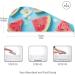 Watermelon Flower Hair Towel 2 Pack - Super Absorbent Quick Dry Hair Turbans for Women & Girls - Buy Online on GoSupps.com
