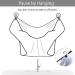 Menfeng Hair & Beard Bib with Two Hooks - Beard Hair Catcher for Sink - Family's Beard Apron for Shaving & Hair Clippings - White - Buy Online on GoSupps.com