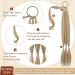 Sofeiyan Long Braid Ponytail Extension with Hair Tie Straight Sleek Wrap Around Hair Extensions Braid Pony Tail Fluffy Natural Soft Synthetic Hairpieces for Women Daily Wear 2Pcs 26 inch-Ash Blonde 26 Inch (Pack of 2) Ash Blonde - Buy Online on GoSupps.com