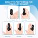 Mallet Finger Splint - Aluminum Finger Support for Broken Fingers | Pain Relief & Stabilization for Sprains & Arthritis | 2.7 inch M Black - Buy Online on GoSupps.com