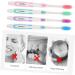Hapinary Soft Toothbrush Set - 4 Pieces with Soft Handle Nano & Micro Oral Care - Ideal for Adults - Ships Worldwide from South Korea - Buy Online on GoSupps.com