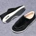 Winter Fleece Orthopedic Diabetic Walking Shoes for Women - Adjustable Wide Width Sneakers for Arthritis & Swollen Feet (Black Size 12 - Buy Online on GoSupps.com