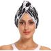 Panda Pattern Quick Dry Hair Cap Set - 2 Piece Super Absorbent Towel & Button Headband | Soft & Comfortable for All Hair Types - Buy Online on GoSupps.com