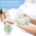Toplive Bath Shower Loofah Sponge 2Pcs Set - Exfoliating Back Scrubber for Men and Women, Navy+Green - Buy Online on GoSupps.com