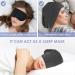 Silk Bonnet Sleep Cap with Satin Lining for Medium Curly Hair - Grey - Buy Online on GoSupps.com