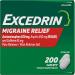 Excedrin Migraine Relief Caplets to Alleviate Migraine Symptoms - 200 Count Migrane Relief - 200 Count - Buy Online on GoSupps.com