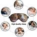 SSIMOO Guinea Pigs & Cupcakes Sleep Mask | Adjustable Breathable Eye Mask for Comfortable Sleep | Fashionable Black Design - Buy Online on GoSupps.com