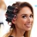 12 Black Hot Roller Clips for Women's Hair Styling - Replacement Claw Clips for Hair Curlers - Buy Online on GoSupps.com