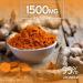 Turmeric Curcumin 1500mg with Black Pepper Extract | 95% Curcuminoids for Joint Health, Brain & Heart Support | Vegan & Non-GMO - 180 Capsules - Buy Online on GoSupps.com