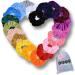 KEAH 20pcs Velvet Scrunchies Hair Bands with Storage Bag - Multi Color Hairbands for Girls and Women (Pack of 1) - Buy Online on GoSupps.com