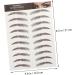 Beavorty 45 Sheets waterproof eyebrow stickers beauty tools false eyebrows dark brown Temporary Brow Tattoos - Buy Online on GoSupps.com