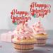 Happy Galent Cupcake Topper Grocery & Gourmet Food Pantry Staples Cooking & Baking Frosting Icing & Decorations Cupcake Toppers - Buy Online on GoSupps.com