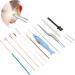 Ear Cleaning Tool 11 Pcs Spiral Double Ended Ear Spoon Durable for Men Ear Cleaning Women Earwax Remover(11-Piece Set) - Buy Online on GoSupps.com