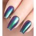 DouborQ Chameleon Nail Polish Holographic Glitter Nail Polish Chrome Nail Art Varnish Green Holo - Buy Online on GoSupps.com