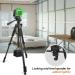 Huepar Lightweight TPD14 56 Adjustable Laser Level Tripod - Quick Release Plate, 3-Way Swivel Pan Head, Bubble Level - Multi-Function Hook - 5/8 UNF Adapter Nut - Buy Online on GoSupps.com