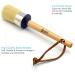 Brietis 2-inch Round Chalk and Wax Paint Brush - Soft Boar Bristles for DIY Furniture and Art Crafts - Water-Based and Reusable - Lightweight and Durable - Buy Online on GoSupps.com