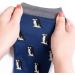 Leostep Funny Compression Stockings for Men & Women | Improve Blood Circulation & Support | Ideal for Cycling Hiking Traveling & Fishing - L-XL Sea - Buy Online on GoSupps.com