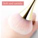 2 Large Mineral Powder Brushes - Soft Fluffy Kabuki Makeup Brush Set for Blush Foundation & Nail Cleaning - Perfect for Blending & Contouring - Buy Online on GoSupps.com