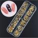 Fashion 3D Decoration Mixed Style Metallic Decor Gold Moon Star Beads Rivet Studs Mix Metal Nail Art Decoration(06) Style06 - Buy Online on GoSupps.com