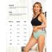 Leovqn Lace Trim Period Pants for Women | Heavy Flow Menstrual Underwear | Leakproof Postpartum Briefs M | Black/Mint Green/Nude - Buy Online on GoSupps.com