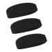 Liujzzj 3 pack sports headband welding tape for men and women elastic hair band non slip moisture wicking athletic cotton headband for sport