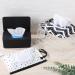 Wet Wipes Dispenser Box with 2 Baby Wet Wipes Pouches - Travel-friendly, Dustproof, Reusable - Keep Wipes Fresh at Home, Office, Car - Black - Buy Online on GoSupps.com