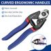 WORKPRO 190mm Wire Rope Cutter - Cr-V Steel Cable Cutter Tool for Stainless Steel Rope & Bicycle Brake Cable Repair - Buy Online on GoSupps.com