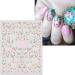 JMEOWIO 9 Sheets Spring Flower Nail Art Stickers Decals Self-Adhesive Colorful Summer Floral Nail Supplies Nail Art Design Decoration Accessories - Buy Online on GoSupps.com
