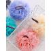 2 Pcs Shower Loofahs - Soft Exfoliating Bath Sponges for Men & Women | Net Body Scrubber Pouf - Buy Online on GoSupps.com