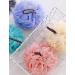 2 Pcs Shower Loofahs Bath Sponge 40g Shower Pouf Soft Net Body Scrubber Bath Scrunchies for Men and Women Exfoliating Shower Sponge