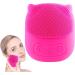 Geteawily Silicone Face Purifier Facial Scrubber Electric Shaped Facial Scrubber Facial Brushes for Skin Care for Women and Men Red - Buy Online on GoSupps.com