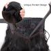 SEGO 66cm Ponytail Extension Hairpiece - Long Curly Wavy Braid Dark Brown Synthetic Hair Extension - Buy Online on GoSupps.com