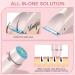 NURSETEK Bikini Trimmer for Women 2-in-1 Electric Shaver for Women Lady Shaver for Pubic Face Leg and Underarm Body Hair Trimmer Facial Hair Removal Personal Shaver Pink - Buy Online on GoSupps.com