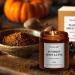 Pumpkin Spice Latte Aromatherapy Candles - Fall Home Candles for Stress Relief & Relaxation | Perfect Gifts for Women & Men in 7.05oz Amber Jar - Buy Online on GoSupps.com