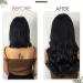 RUNATURE 40CM Real Hair Wefts Black Extensions - 100g Straight Hair for Sewing | Color #1 - Buy Online on GoSupps.com