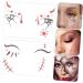 COHEALI 2 Sheets Halloween Decorations Sticker Halloween Temporary for Face for Face Halloween Temporary Face for Diy Eye Patch Plastic Rhinestones - Buy Online on GoSupps.com