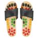 Topincn acupressure foot massage house shoes for men and women reflex zone acupuncture stimulation shoes promote better blood circulation reduce pain in the lower back 41-42 41-42
