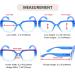 Eyekepper 4 Pack Stylish Reading Glasses for Women - Oversized +3.50 Spring Hinges Reading Aid - International Shipping Available - Buy Online on GoSupps.com