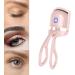 3 Set Portable Heated Eyelash Curler Type C Rechargeable Fast Heating Tool Mini Pink 3 Set Detachable Pink  - Buy Online on GoSupps.com