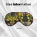 Deer Bear Moose Print Unisex Sleep Mask | Double-Sided Eye Mask for Sound Sleep & Skin Care - Shop Internationally - Buy Online on GoSupps.com