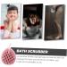 GLEAVI Exfoliating Body Sponge Body Scrubber Ball Bath Ball Sponge Shower Balls Shower Loofah Sponge Exfoliating Sponge Skin Body Scrubber Brush Sponges Tool Pink Polyurethane Mesh Girl - Buy Online on GoSupps.com